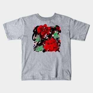 Abstract Roses Kids T-Shirt